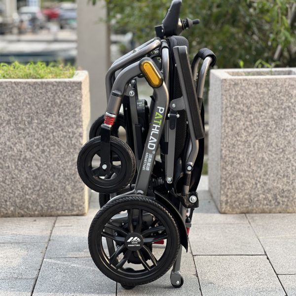 Pathlad 60221 lightweight electric wheelchair with trolley - 图片 3